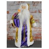Christmas Purple Santa Tree Topper