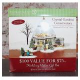 A Department 56 Crystal Gardens Conservatory