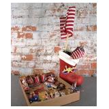 Liberty Christmas Ornaments, Boot and Flags