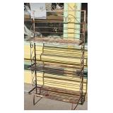 A Vintage Iron Plant Shelf