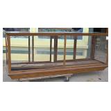 A Large Oak Country Store Display Case