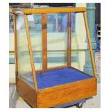 A Fine Slant Front Oak Country Store Display