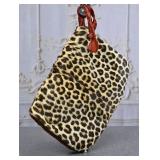 A Vintage Leopard Skin Muff