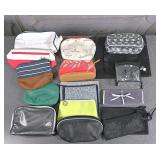 18 Assorted Cosmetic bags
