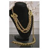 A Chanel Chain Link Belt