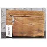 A Liza Ganz Leather Clutch Bag
