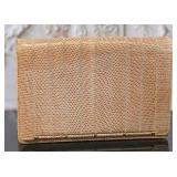 A Vintage John F. Florence Lizard Skin Clutch