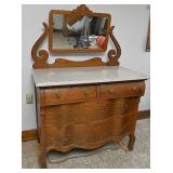A Victorian Oak Dresser