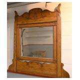 A Victorian Dresser Mirror