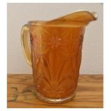 An Imperial Carnival Glass Pitcher