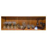 A Collection Of Vintage Glass & Barware
