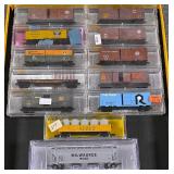 12 N Gauge Freight Cars