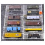 12 Micro-Trains N Gauge Freight Cars