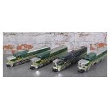 4 American Flyer S Gauge Rockets