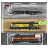 3 Atlas N Scale Locomotives