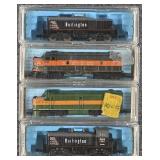 4 Atlas N Scale Locomotives