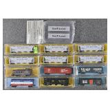 12 Atlas N Scale Freight Cars