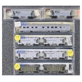 9 Kato & Atlas N Scale Train Cars