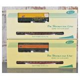 2 Showcase Line S-Gauge Flat Cars & Trailers