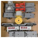 5 American Flyer Freight Cars