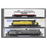 3 Kato N Scale Locomotives