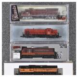 4 Atlas N Scale Locomotives