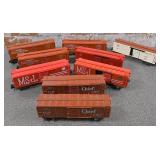 8 American Flyer Freight Cars