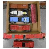 8 American Flyer Freight Cars