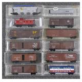 12 Micro-Trains N Gauge Freight Cars