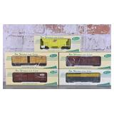 5 Showcase Line S-Gauge Freight Cars