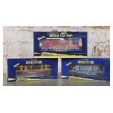 American Flyer 3/16" Locomotive & 2 Cars