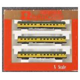 Rivarossi Nn Scale 3 Car Pass Set