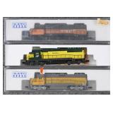 3 Kato N Scale Locomotives