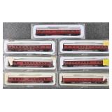 7 Con-Cor NP&S N Scale Christmas Cars