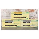 3 Showcase Line S-Gauge Flat Cars & Trailers