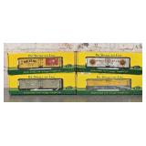 4 Showcase Line S-Gauge Freight Cars