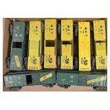 7 American Flyer Freight Cars