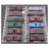 12 Micro-Trains N Gauge Freight Cars