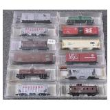 12 Micro-Trains N Gauge Freight Cars