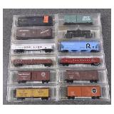 12 Micro Trains N Scale Freight Cars