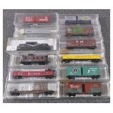 12 Micro Trains N Scale Freight Cars