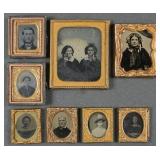 8 Mostly Ambrotypes Portraits