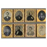 Eight 1/9th Plate Portraits