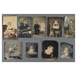9 Tintypes Of Children