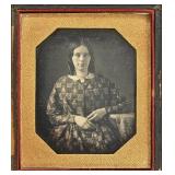 A 1/6th Plate Daguerreotype, of a Blue Eyed Girl