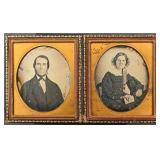1/6th Plate Double Cased Daguerreotype Portraits
