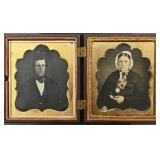 1/6th Plate Double Cased Daguerreotype Portraits
