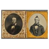 Two 1/6th Plate Ambrotype Portraits