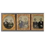 2 Tintype and an Ambrotype 1/6th Plate Portraits
