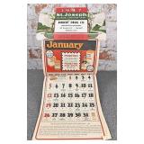 1947 St. Joseph Calendar and Weather Chart
